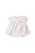 A White Short Sleeve Tops from Ralph Lauren in size 6-12M for girl. (Back View)