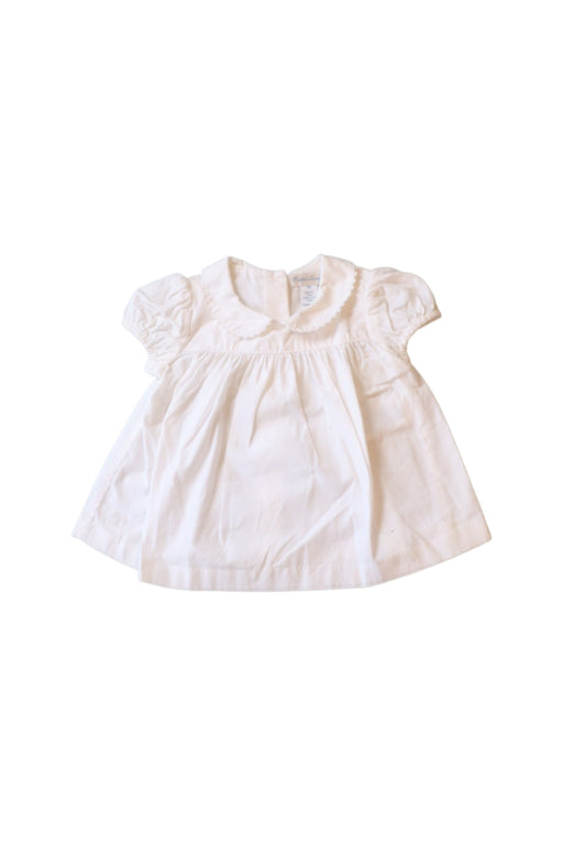 A White Short Sleeve Tops from Ralph Lauren in size 6-12M for girl. (Front View)