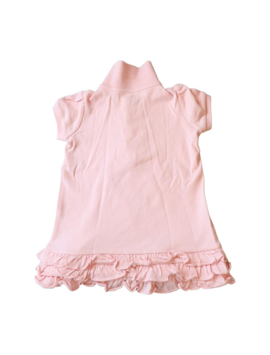 A Pink Short Sleeve Dresses from Ralph Lauren in size 6-12M for girl. (Back View)