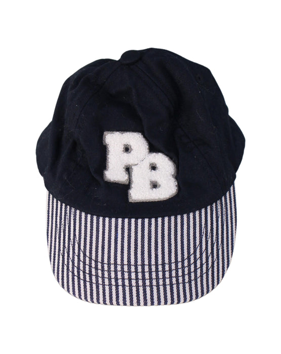 A Navy Caps from Petit Bateau in size O/S for boy. (Front View)