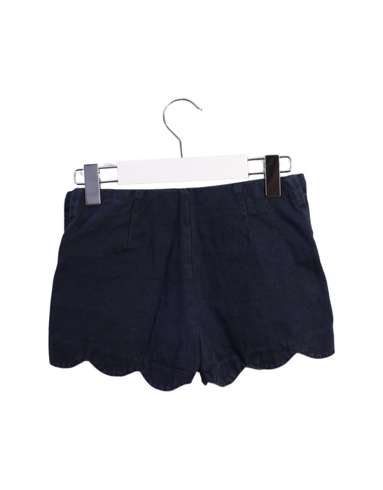 A Navy Shorts from Jacadi in size 5T for girl. (Back View)