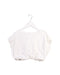 A White Short Sleeve Tops from Seed in size 6T for girl. (Front View)