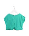 A Green Short Sleeve Tops from Seed in size 6T for girl. (Front View)