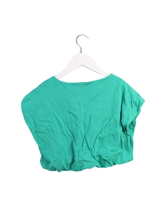 A Green Short Sleeve Tops from Seed in size 6T for girl. (Back View)