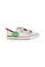 A White Sneakers from Converse in size 4T for boy. (Back View)