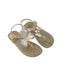 A Silver Sandals from Seed in size 5T for girl. (Front View)