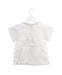 A White Short Sleeve Tops from Crewcuts in size 4T for girl. (Back View)