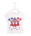 A White Short Sleeve T Shirts from Little Marc Jacobs in size 4T for girl. (Front View)