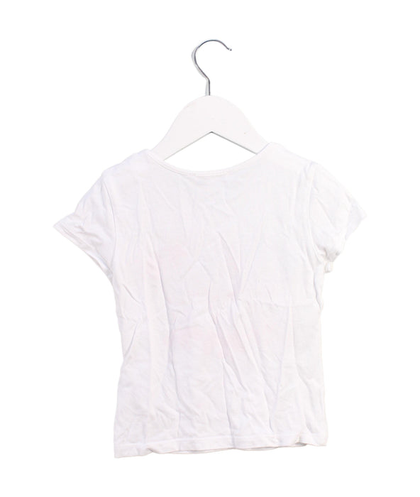 A White Short Sleeve T Shirts from Little Marc Jacobs in size 4T for girl. (Back View)