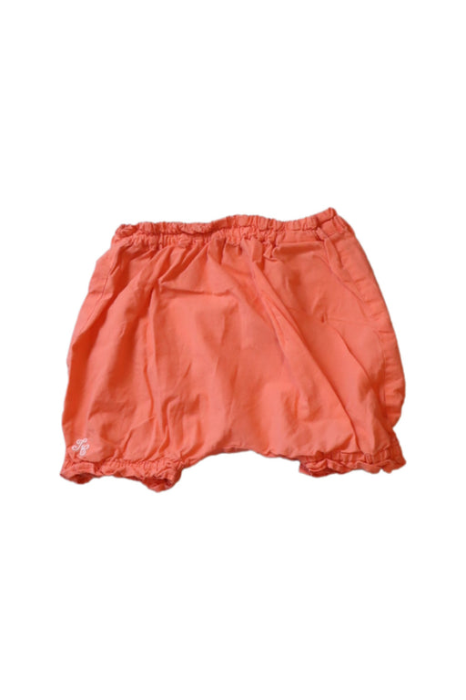 A Orange Shorts from Tartine et Chocolat in size 12-18M for girl. (Front View)