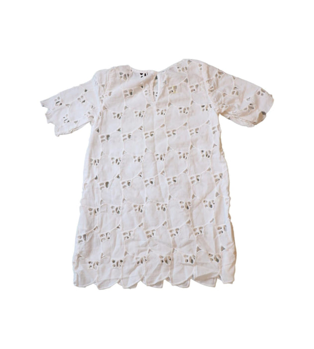 A White Short Sleeve Dresses from Stella McCartney in size 3T for girl. (Back View)