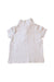 A White Short Sleeve Polos from Vineyard Vines in size 4T for girl. (Back View)