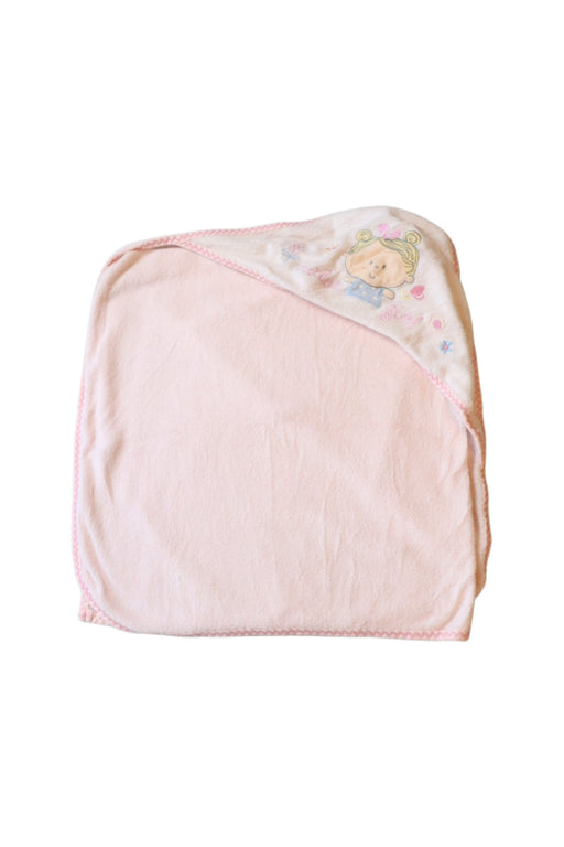 A Pink Towels from Mides in size O/S for girl. (Front View)