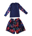 A Navy Swim Sets from Mazu in size 5T for boy. (Back View)