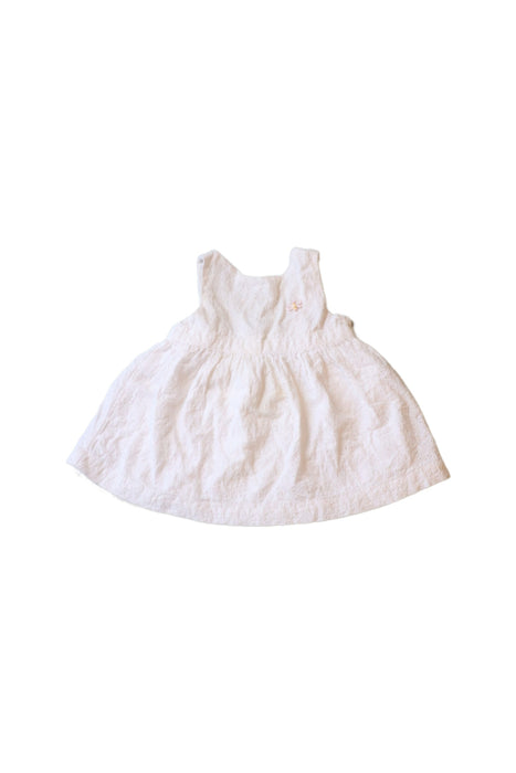 A White Sleeveless Tops from Sergent Major in size 0-3M for girl. (Front View)