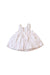 A White Sleeveless Tops from Sergent Major in size 0-3M for girl. (Back View)