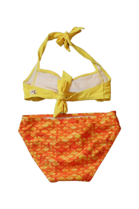 A Yellow Bikinis from FinFun in size 6T for girl. (Back View)