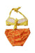 A Yellow Bikinis from FinFun in size 6T for girl. (Back View)