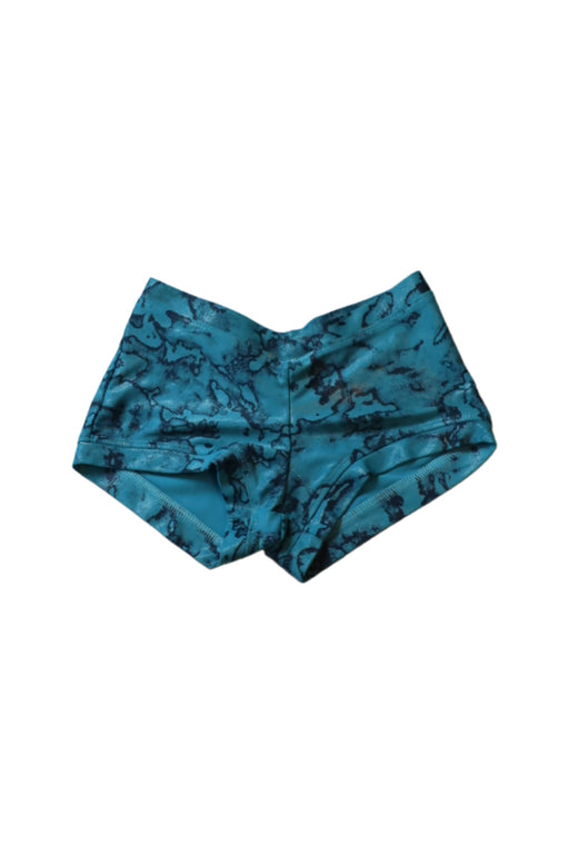 A Teal Shorts from Bloch in size 12Y for girl. (Front View)