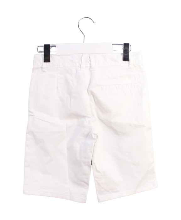 A White Shorts from Jacadi in size 6T for boy. (Back View)