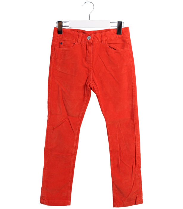 A Orange Casual Pants from Jacadi in size 6T for girl. (Front View)