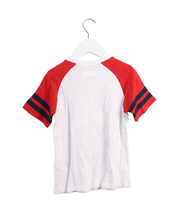 A White Short Sleeve T Shirts from Ferrari in size 5T for boy. (Back View)