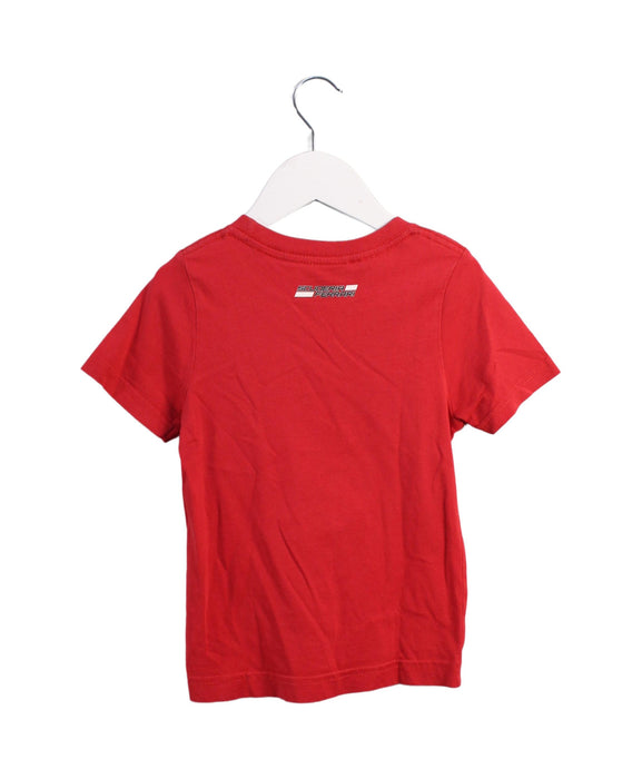 A Red Short Sleeve T Shirts from Ferrari in size 2T for boy. (Back View)