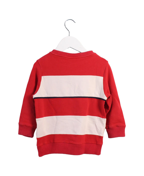 A Red Crewneck Sweatshirts from Ferrari in size 2T for boy. (Back View)