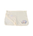 A White Blankets from Babymio in size O/S for neutral. (Back View)