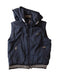 A Navy Outerwear Vests from Armani in size 6T for boy. (Front View)