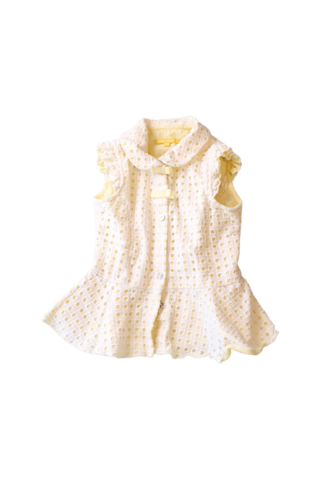 A Yellow Short Sleeve Tops from Nicholas & Bears in size 8Y for girl. (Front View)