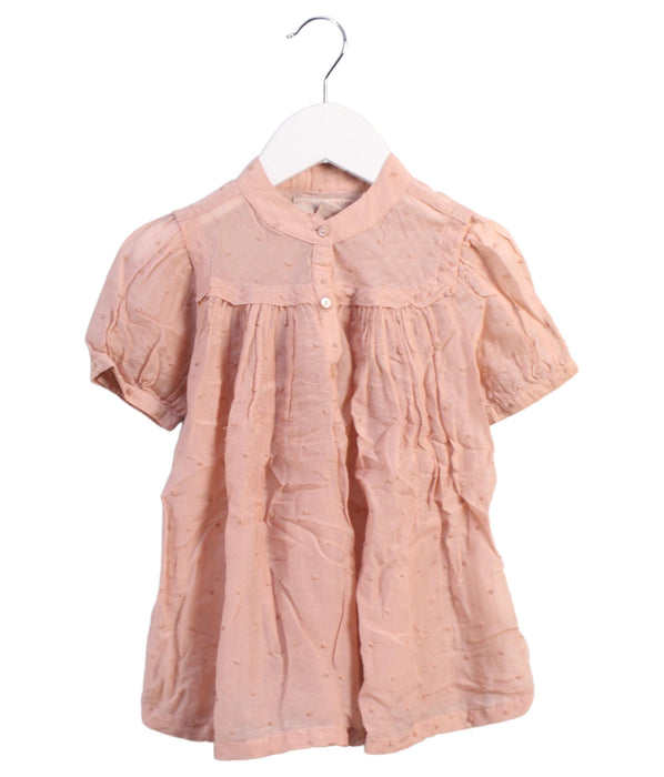 A Peach Short Sleeve Dresses from Stella McCartney Gap Kids in size 4T for girl. (Front View)