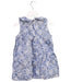 A Blue Sleeveless Dresses from Siaomimi in size 4T for girl. (Back View)