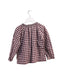 A Burgundy Long Sleeve Tops from Bonpoint in size 4T for girl. (Back View)