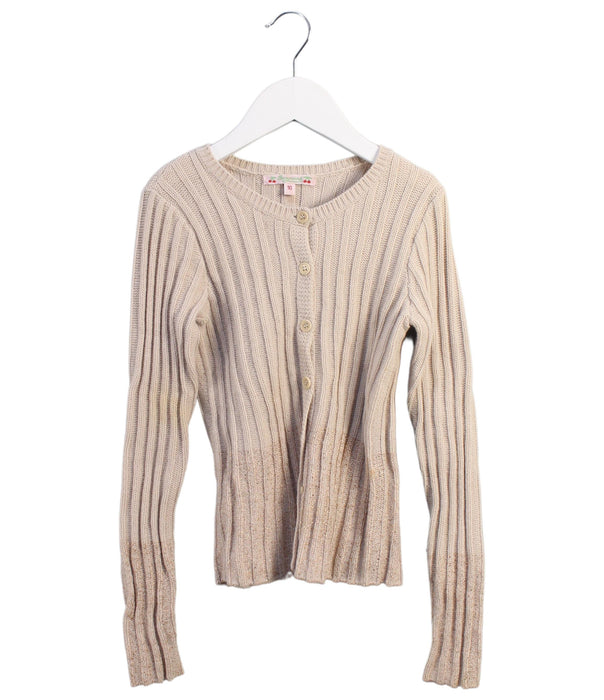 A Beige Cardigans from Bonpoint in size 10Y for girl. (Front View)