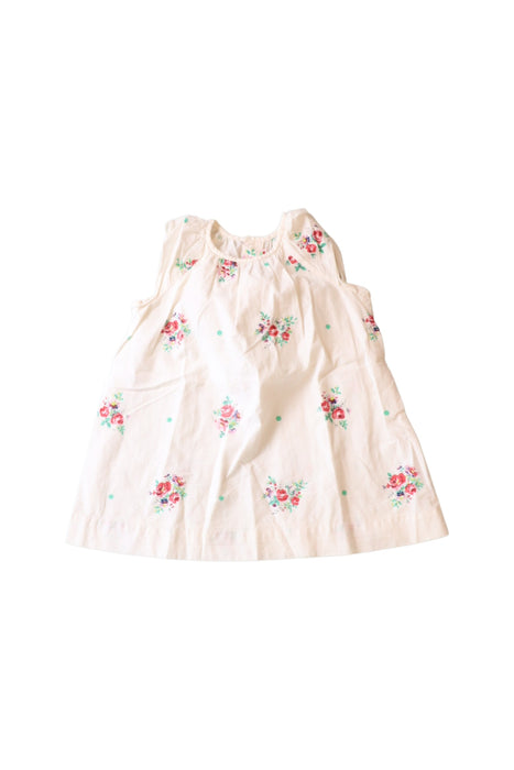 A White Sleeveless Dresses from Bonpoint in size 12-18M for girl. (Front View)