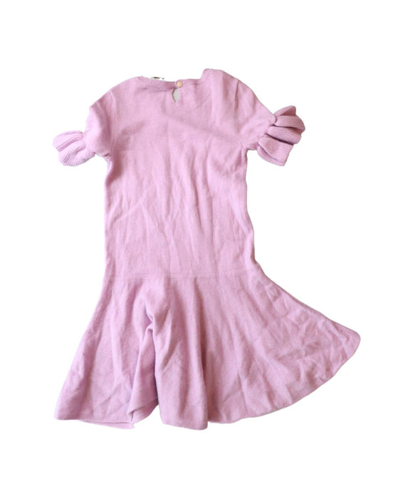 A Purple Sweater Dresses from Polo Ralph Lauren in size 6T for girl. (Back View)