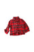 A Red Shirts from Cotton Pigs in size 6-12M for boy. (Front View)