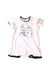 A White Short Sleeve Rompers from Chicco in size 6-12M for neutral. (Front View)