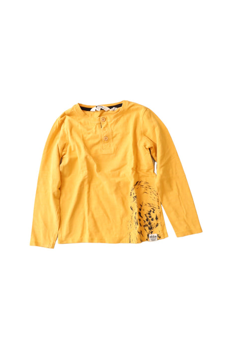 A Yellow Long Sleeve Tops from Ebbe in size 5T for boy. (Front View)