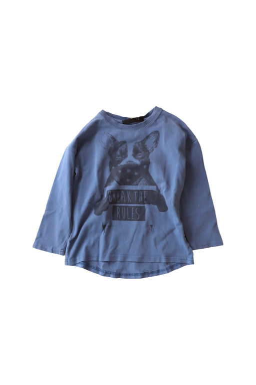 A Blue Long Sleeve Tops from Rock Your Kid in size 3T for boy. (Front View)