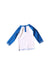 A White Rash Guards from Petit Bateau in size 3T for boy. (Back View)