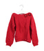 A Red Knit Sweaters from Mayoral in size 3T for girl. (Front View)