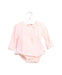 A Pink Long Sleeve Bodysuits from Baker by Ted Baker in size 3-6M for girl. (Front View)