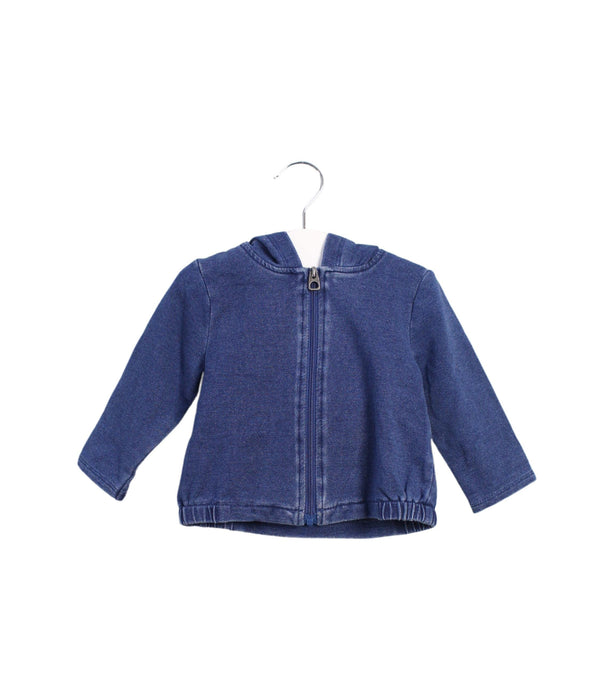 A Blue Lightweight Jackets from Splendid in size 6-12M for neutral. (Front View)