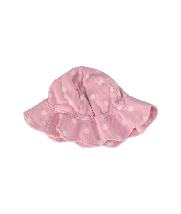 A Pink Sun Hats from Mides in size O/S for girl. (Back View)