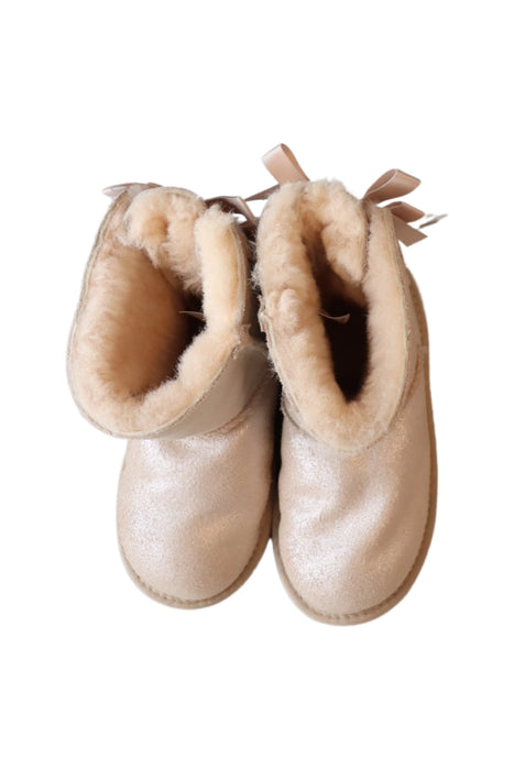 A Silver Winter Boots from UGG in size 5T for girl. (Back View)