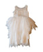 A White Sleeveless Dresses from Brums in size 4T for girl. (Front View)