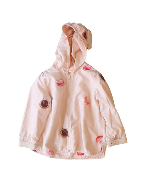 A Pink Lightweight Jackets from Momonittu in size 4T for girl. (Front View)