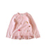 A Pink Crewneck Sweatshirts from Kingkow in size 4T for girl. (Front View)